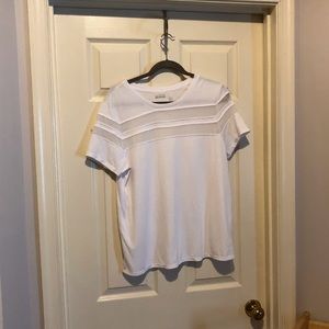 Zella white workout tee size M